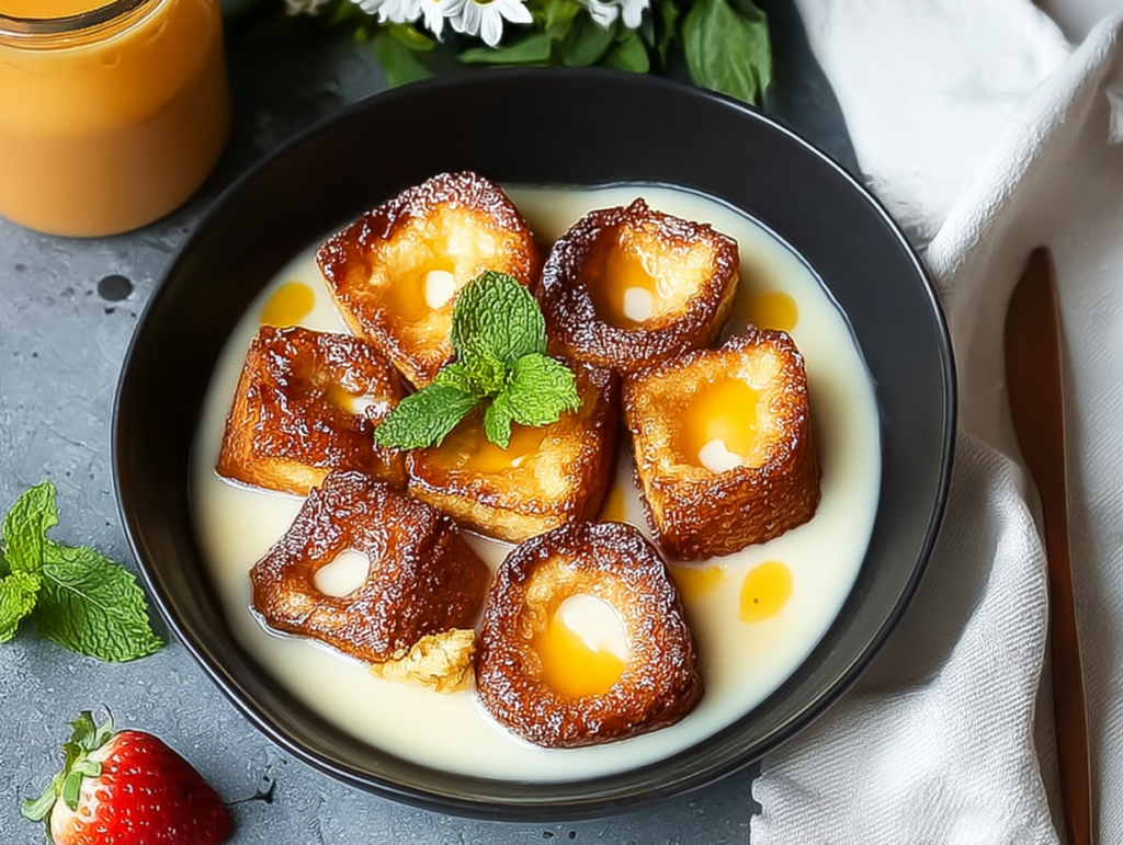 Cinnamon Roll French Toast Bites