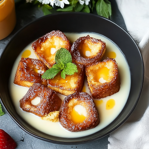 Cinnamon Roll French Toast Bites