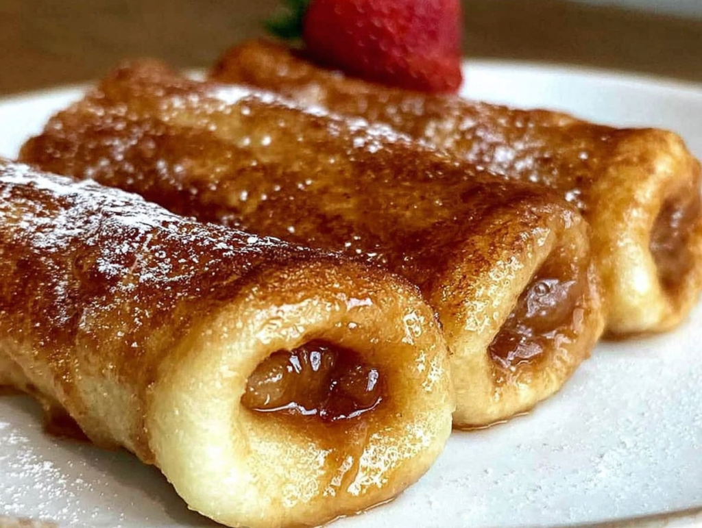 Cinnamon Roll French Toast Roll-Ups