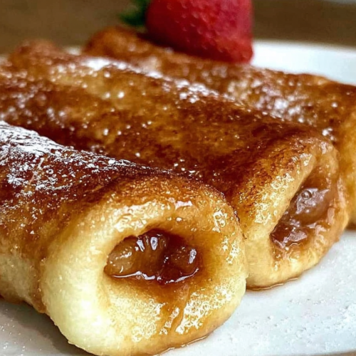 Cinnamon Roll French Toast Roll-Ups