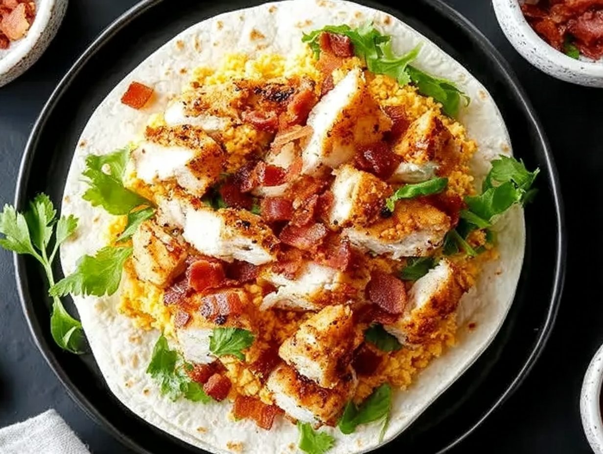 Crispy Chicken Bacon Ranch Wrap