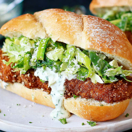 Crispy Chicken Caesar Sandwich