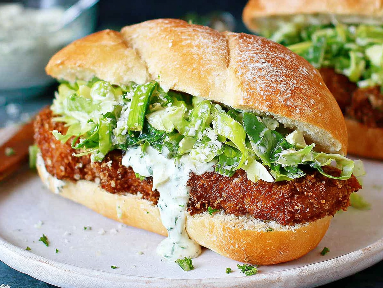 Crispy Chicken Caesar Sandwich