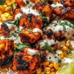 Street Corn Chicken Rice Bowl