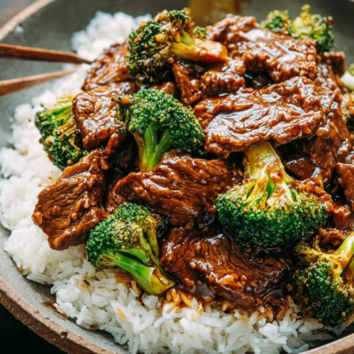 Chinese Beef and Broccoli (牛肉炒西兰花)